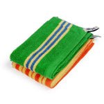 Load image into Gallery viewer, Green Stripe Terry Towelling Flannel - 2 pack
