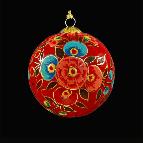 Red Blooms Christmas Tree Decoration