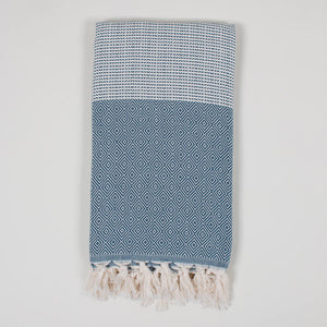 Nordic Dot Towel - Indigo
