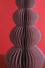 Load image into Gallery viewer, Lilac Honeycomb Ball Origami Paper Tree
