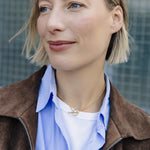 Load image into Gallery viewer, Herringbone Toggle Chain Necklace
