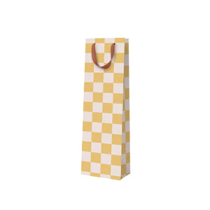 Checkerboard Bottle Bag