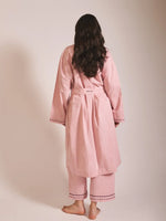 Load image into Gallery viewer, Cotton &amp; Linen Robe - pink
