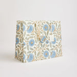 Load image into Gallery viewer, Blue Stone Hand Block Printed Gift Bag - small / medium / large
