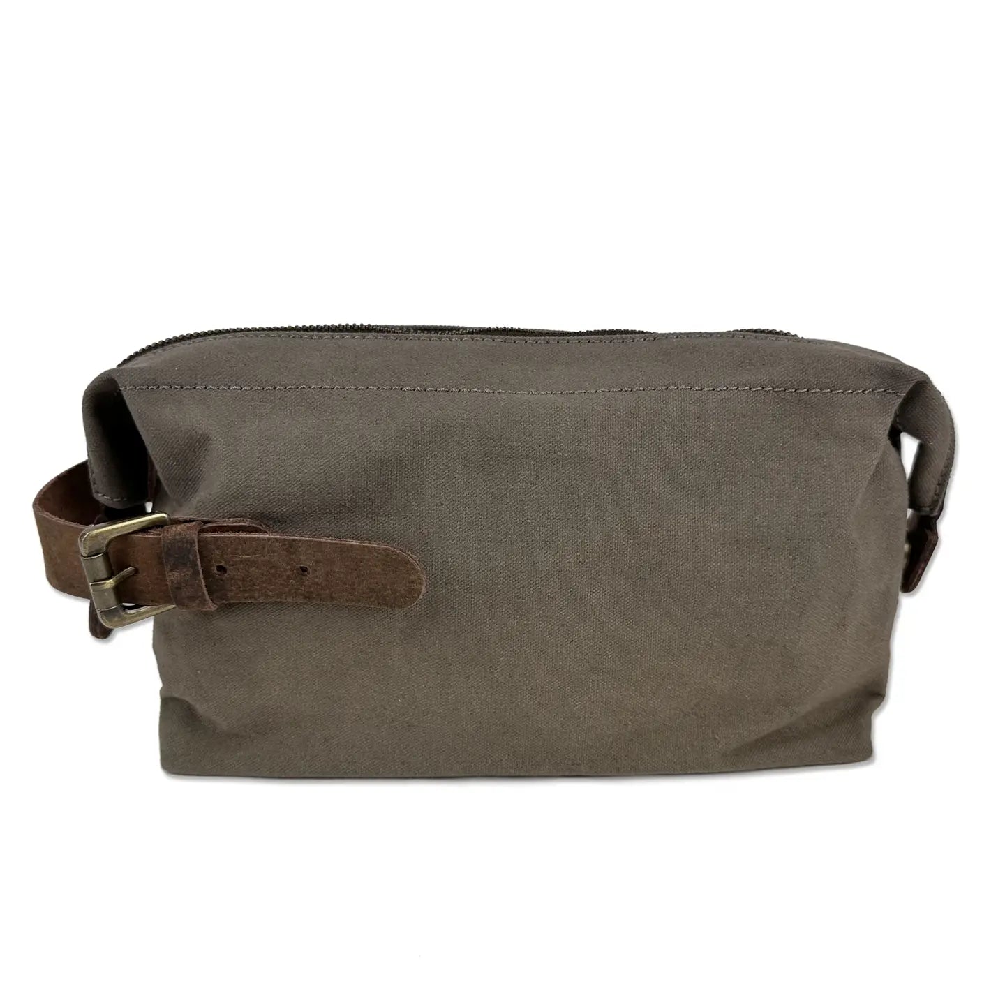 Birling Waxed Canvas & Leather Wash Bag