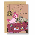 Load image into Gallery viewer, Let's Drink Wine and TalkSshit Card
