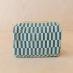 Load image into Gallery viewer, Green Checkerboard Cotton Wash Bag
