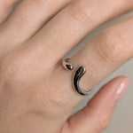 Load image into Gallery viewer, Silver Wishbone Ring
