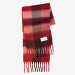 Load image into Gallery viewer, The Reykjavik Scarf - Burgundy Check
