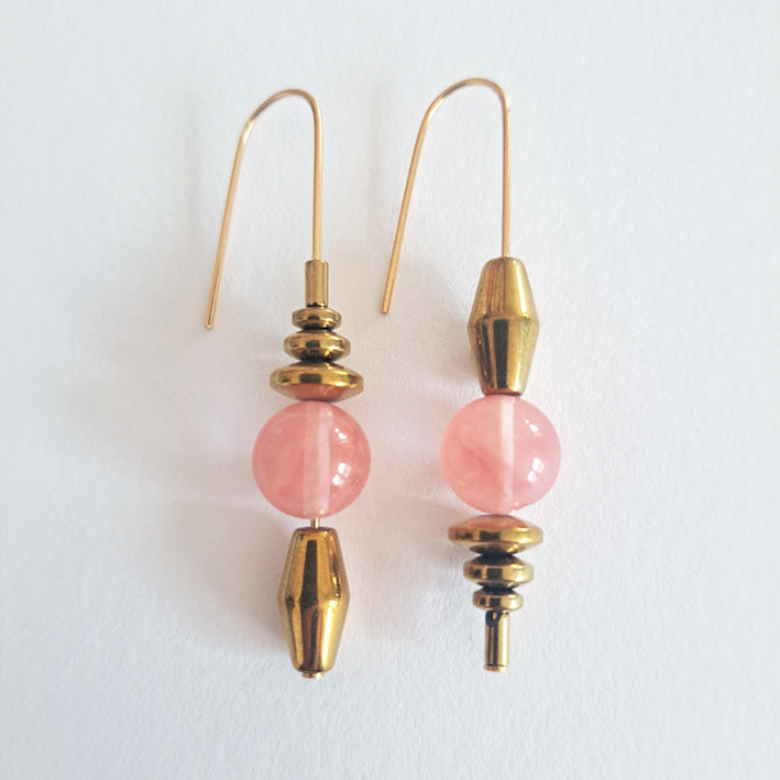 Consta Hematite + Gemstone Earrings