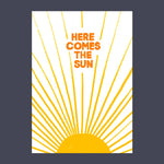 Load image into Gallery viewer, Here Comes the Sun Print - white
