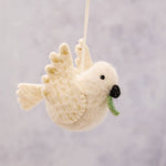 Load image into Gallery viewer, Felt White Dove Decoration
