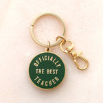 Load image into Gallery viewer, Officially the Best Teacher Keyring
