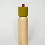 Load image into Gallery viewer, Salt &amp; Pepper Grinder - olive &amp; red

