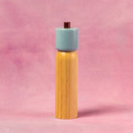 Load image into Gallery viewer, Salt &amp; Pepper Grinder - light blue &amp; burgundy
