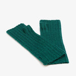 Load image into Gallery viewer, Merino Wool Fingerless Gloves -alpine fern
