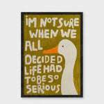 Load image into Gallery viewer, Serious Goose Print
