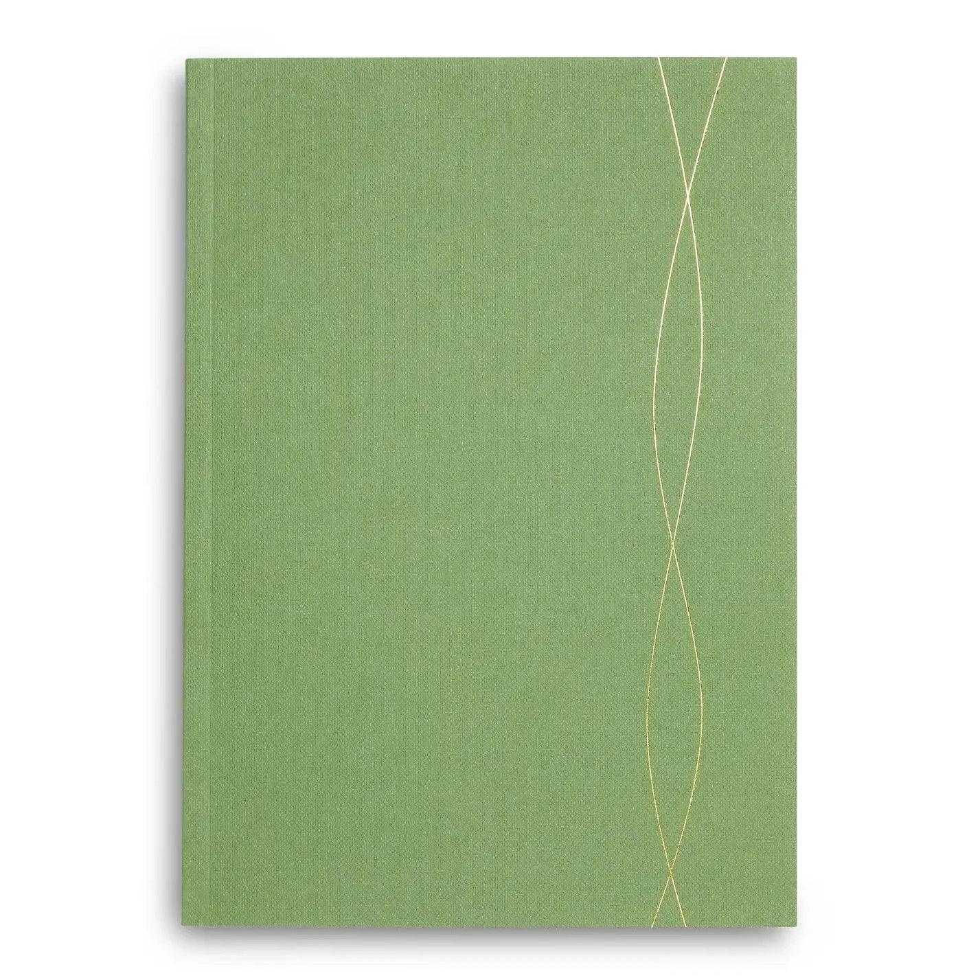 A5 Lined Notebook - mid green