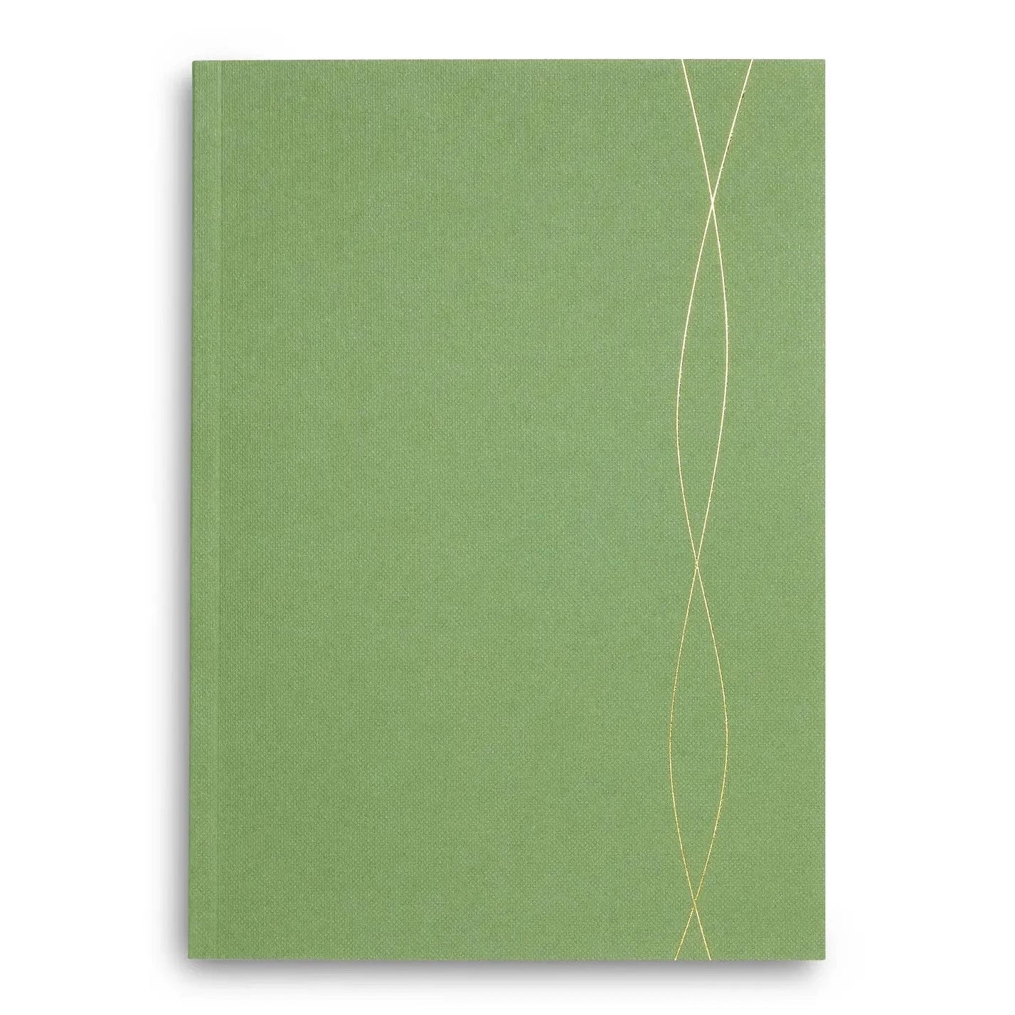 A5 Lined Notebook - mid green