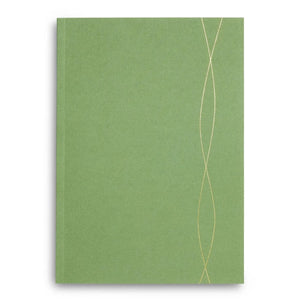 A5 Lined Notebook - mid green