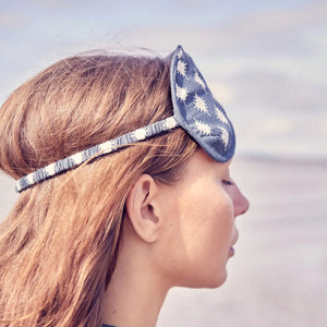Organic Cotton Eye Mask - indigo