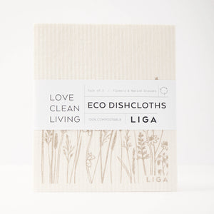 Eco Dishcloths - Flowers - Pack of 2
