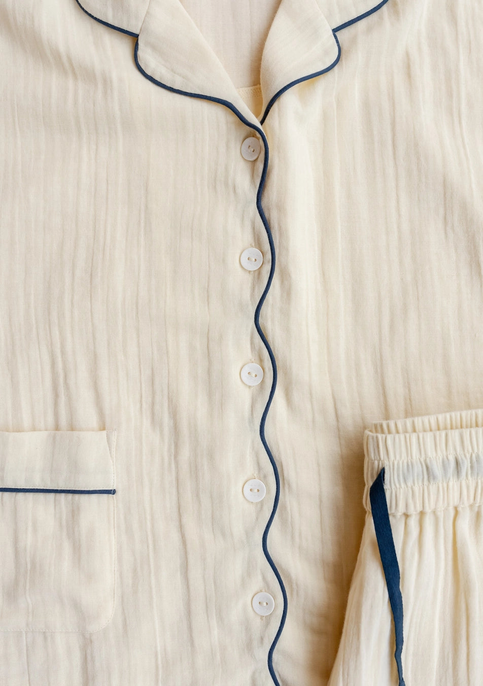 Cotton Pyjamas - buttermilk