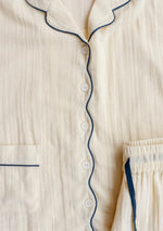 Load image into Gallery viewer, Cotton Pyjamas - buttermilk
