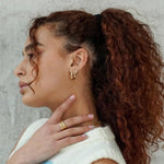 Load image into Gallery viewer, Jewelled Wiggle Hoop Earrings

