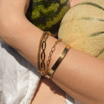 Load image into Gallery viewer, Gold Cuff Bracelet
