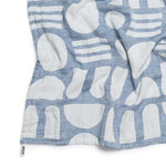 Load image into Gallery viewer, Cotton Tea Towel - Stack The Dishes Cobalt
