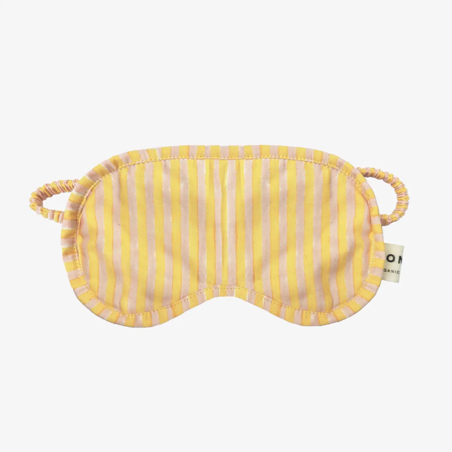 Organic Cotton Eye Mask - custard