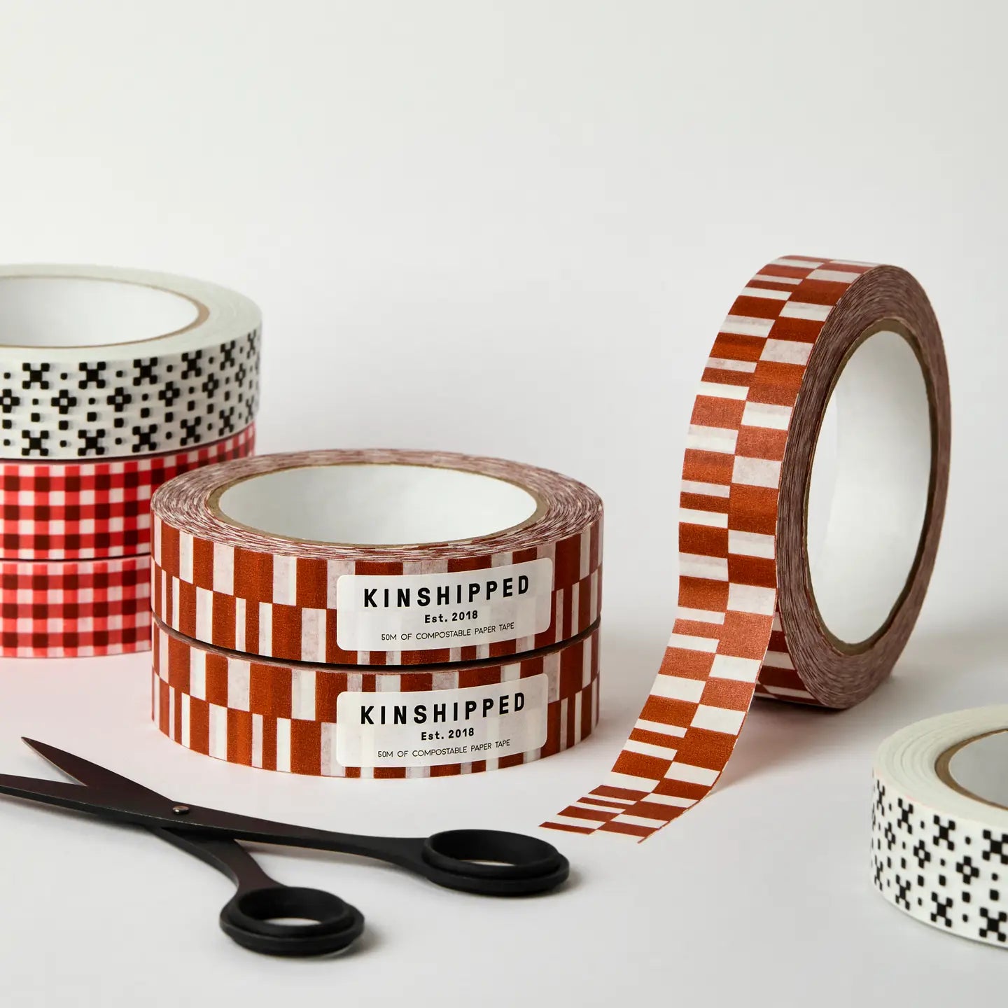 Cinnamon Mismatch Tiles Tape