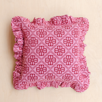 Load image into Gallery viewer, Pink Floral Cushion
