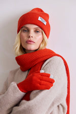 Load image into Gallery viewer, Recycled Bottle Beanie - Coral

