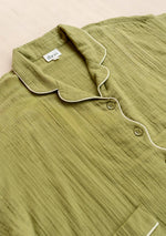 Load image into Gallery viewer, Cropped Cotton Pyjamas - green
