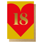 Load image into Gallery viewer, 18 heart card
