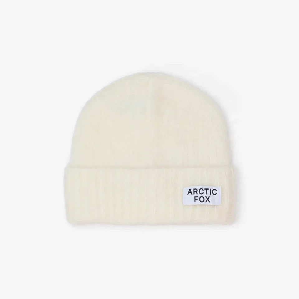 Mohair Beanie - winter white