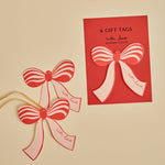 Load image into Gallery viewer, Gift Tag Bows - Set of 6 - red
