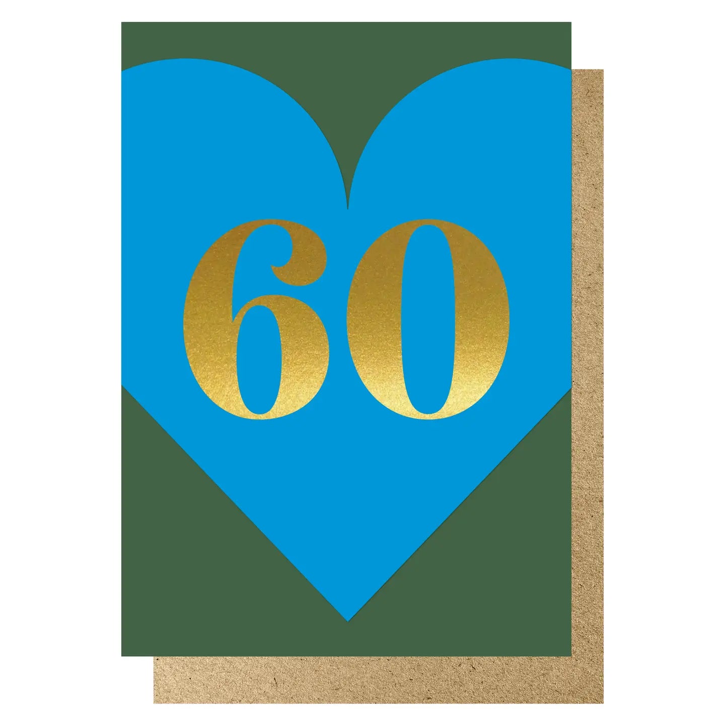 Heart 60th Card