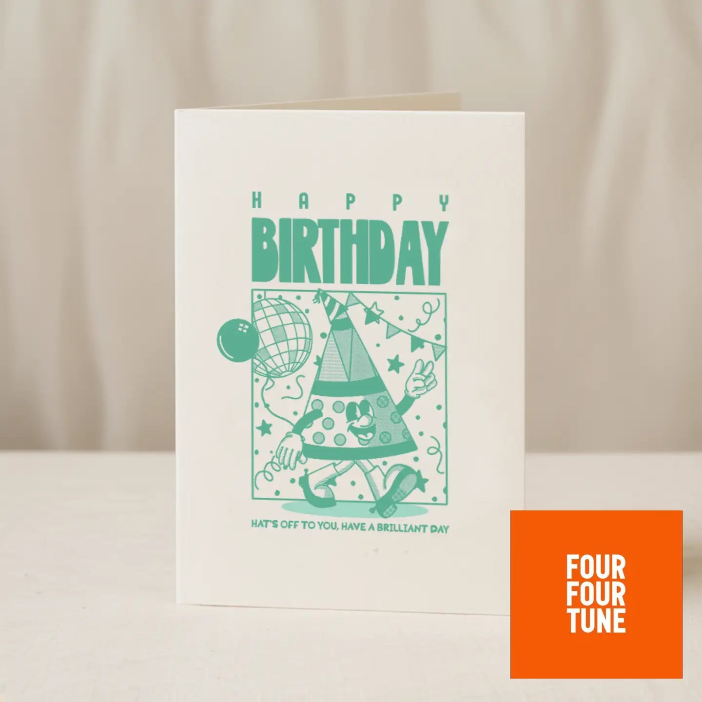 Happy Birthday Party Hat Card