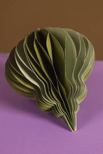 Load image into Gallery viewer, Sage Green Tones Origami Lantern Hanging Decoration
