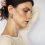 Load image into Gallery viewer, Form Gemstone Cup Earrings
