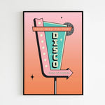 Load image into Gallery viewer, This Way To The Disco Print
