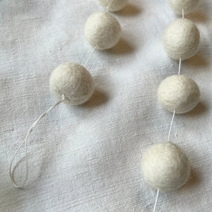 Eco Felt Pom Pom Garland