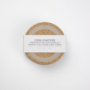 Organic Cork Coaster - Earth Clay