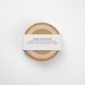 Organic Cork Coaster - Earth Rose