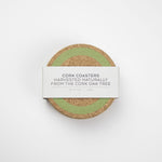 Load image into Gallery viewer, Organic Cork Coaster - Sage Green
