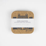 Load image into Gallery viewer, Organic Cork Hornsea House Coaster Set - pack of 4
