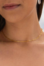 Load image into Gallery viewer, Laura Mini Oval Link Necklace
